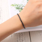 Adjustable Bezel Set Zircon Tennis Bracelet