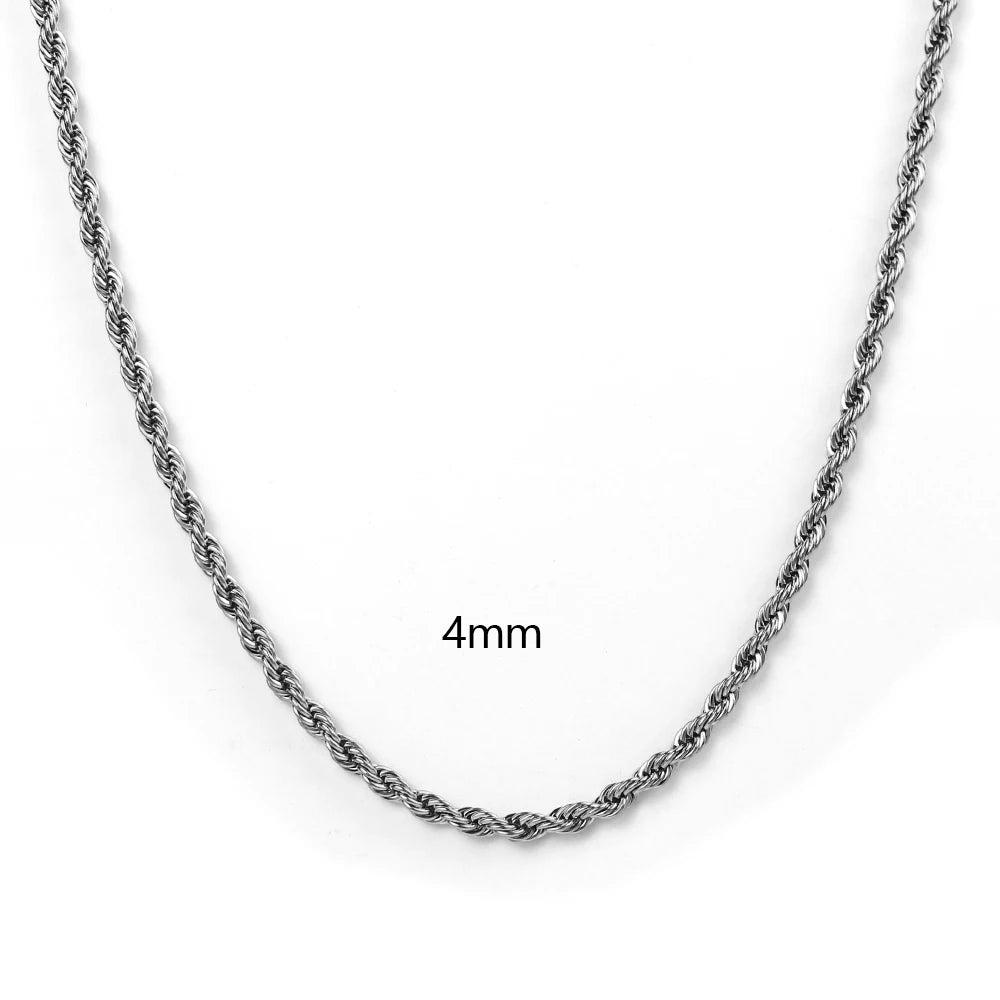 Steel silver-4mm
