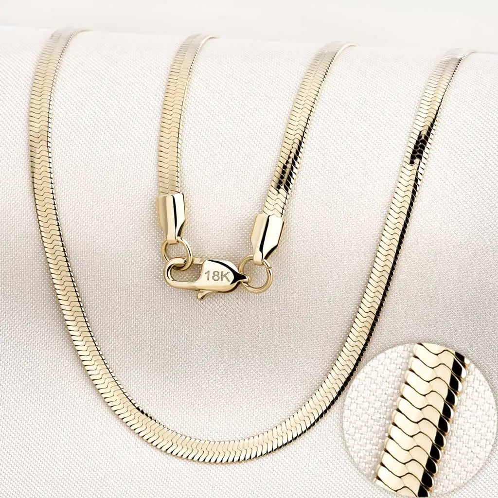 Waterproof PVD Snake Chain Necklace