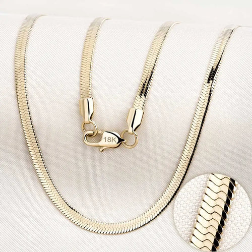 Waterproof PVD Snake Chain Necklace