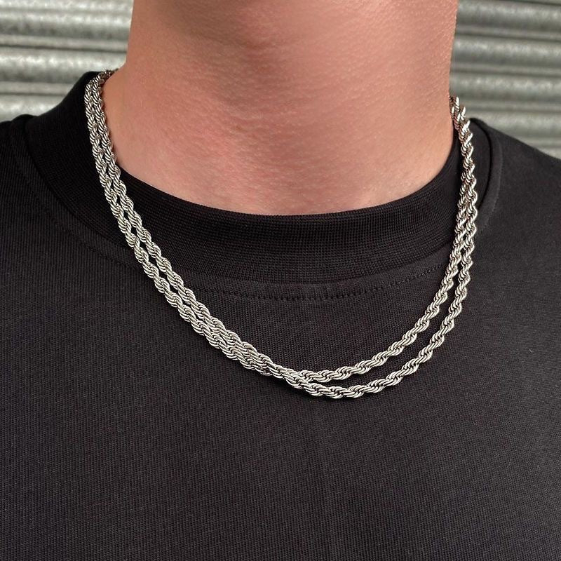 Braided Titanium Steel Chain view 5