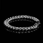 Cuban Link Bracelet in Stainless Steel view 8