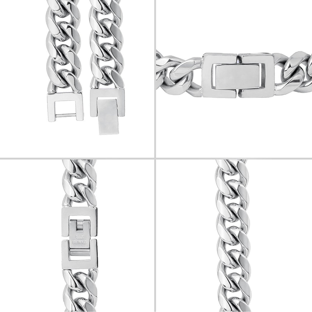 Polished Cuban Link Bracelet view 6