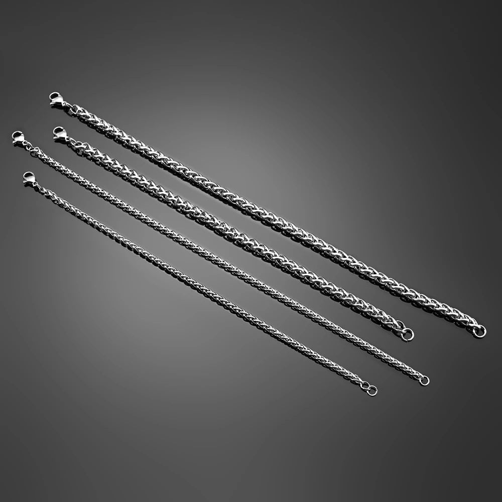 Wheat Link Chain Bracelet