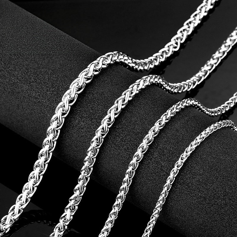 Titanium Steel Wheat Chain view 4