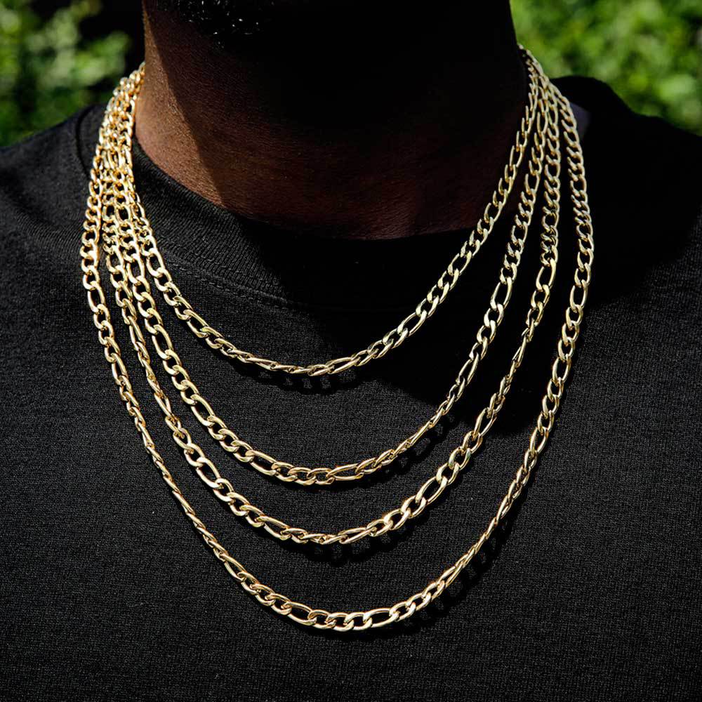 Figaro Link Chain Necklace view 3