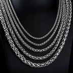 Titanium Steel Wheat Chain