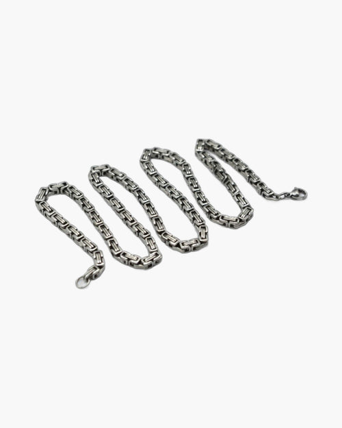 Byzantine Chain in Stainless Steel view 5