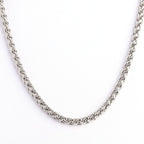 Wheat Link Chain in Titanium Steel view 7