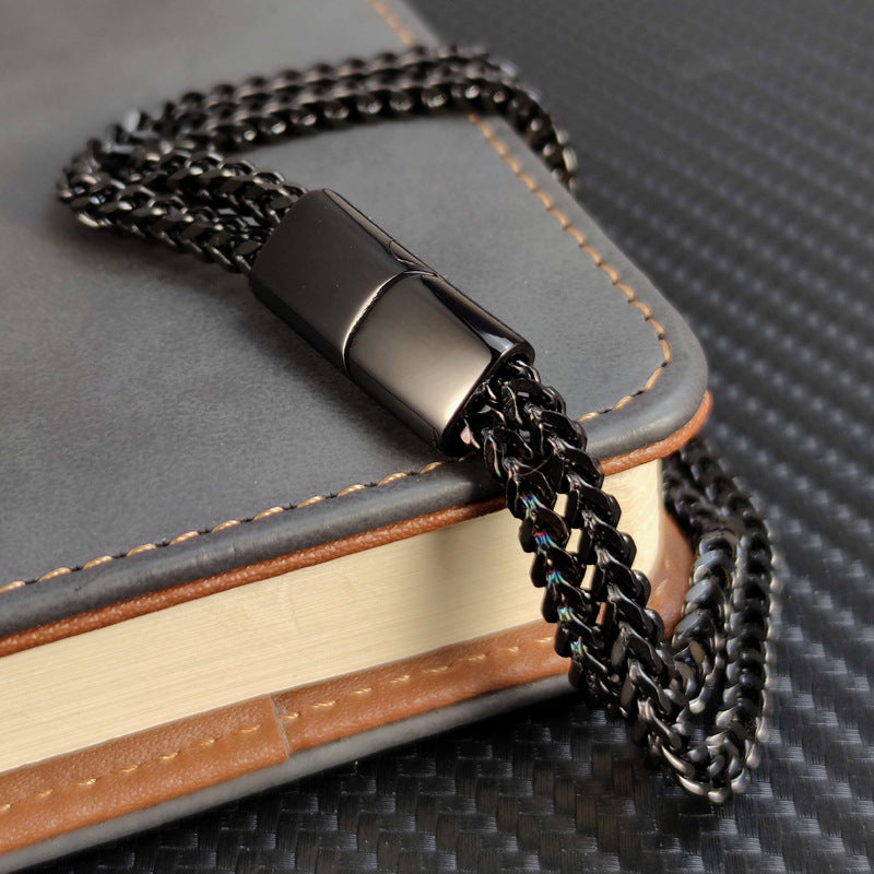 Wheat Link Bracelet with Magnetic Clasp view 4