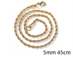 Compass Pendant Rope Chain Necklace view 2