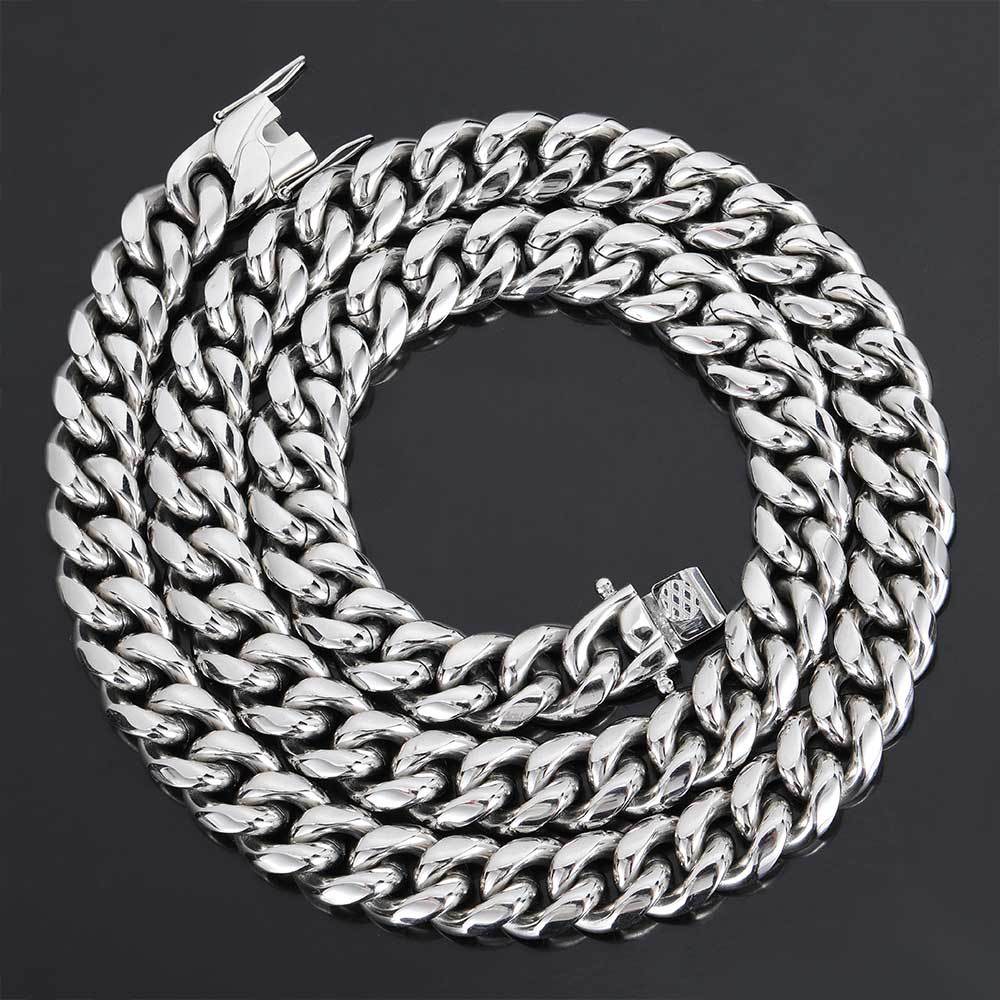 Heavy Curb Chain Necklace view 8