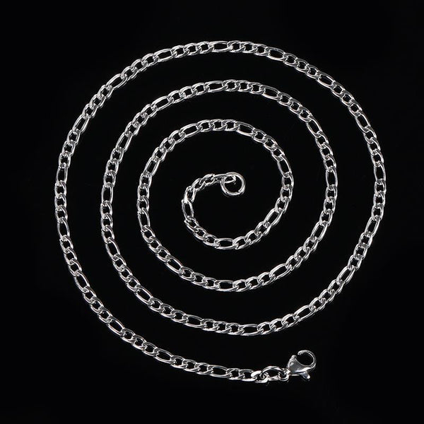 Figaro Chain in Stainless Steel view 7