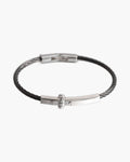Cable Bracelet with Bar Detail view 2