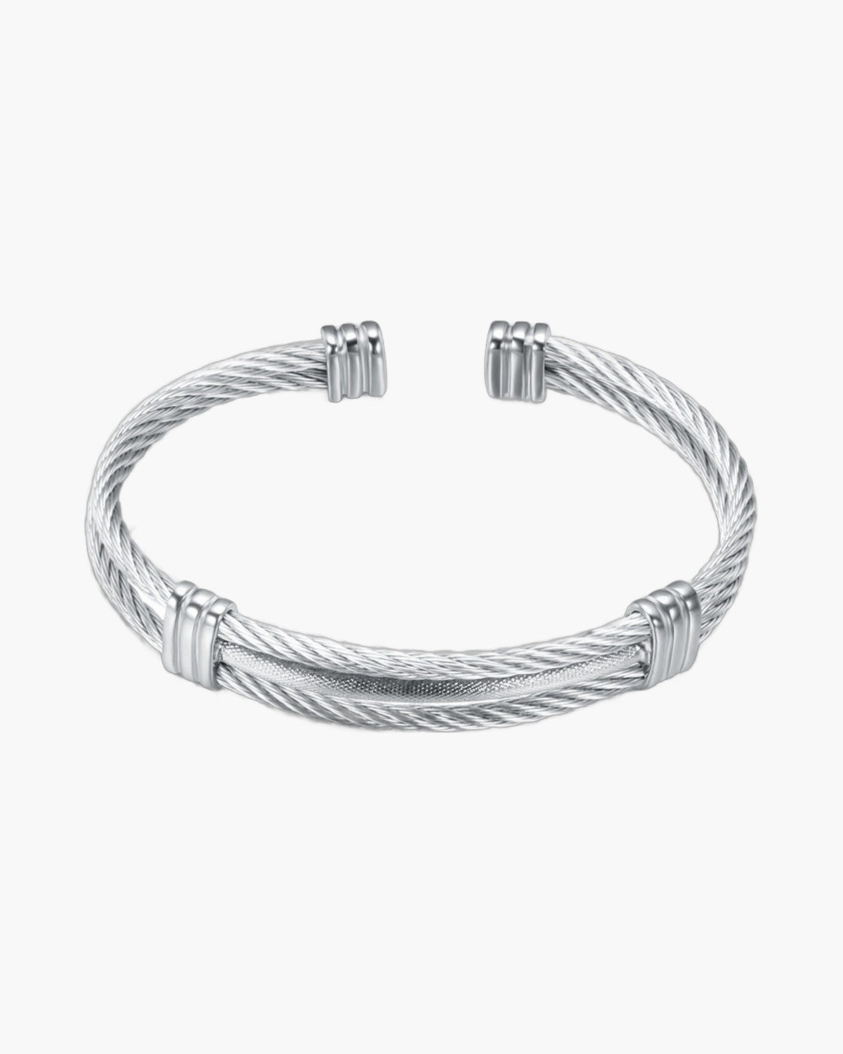 Cable Cuff Bracelet view 5