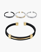 Cable Cuff Bracelet view 3