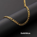 Figaro Chain Necklace in Stainless Steel