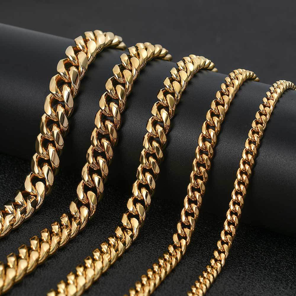 Heavy Curb Chain Necklace view 5