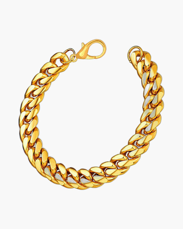 Chunky Curb Link Bracelet view 2