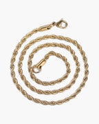Compass Pendant Rope Chain Necklace view 2