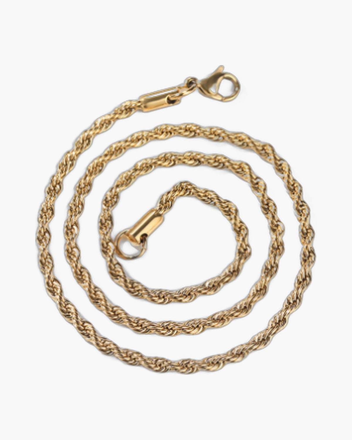 Compass Pendant Rope Chain Necklace view 2