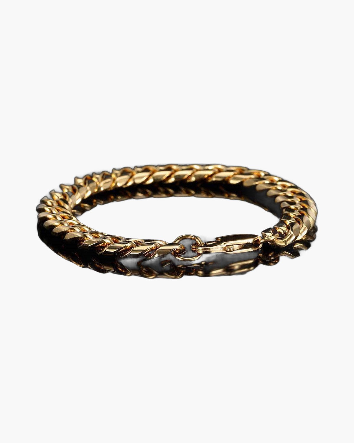 Cuban Link Bracelet in Stainless Steel view 4