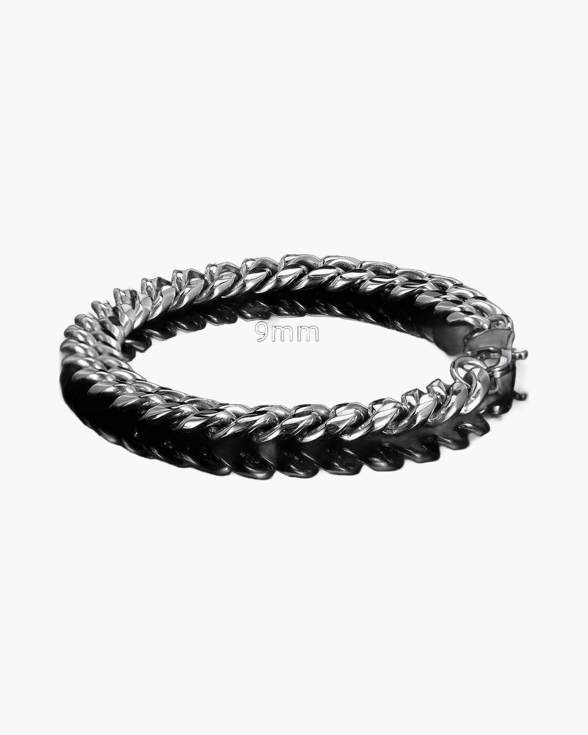 Cuban Link Bracelet in Stainless Steel view 14
