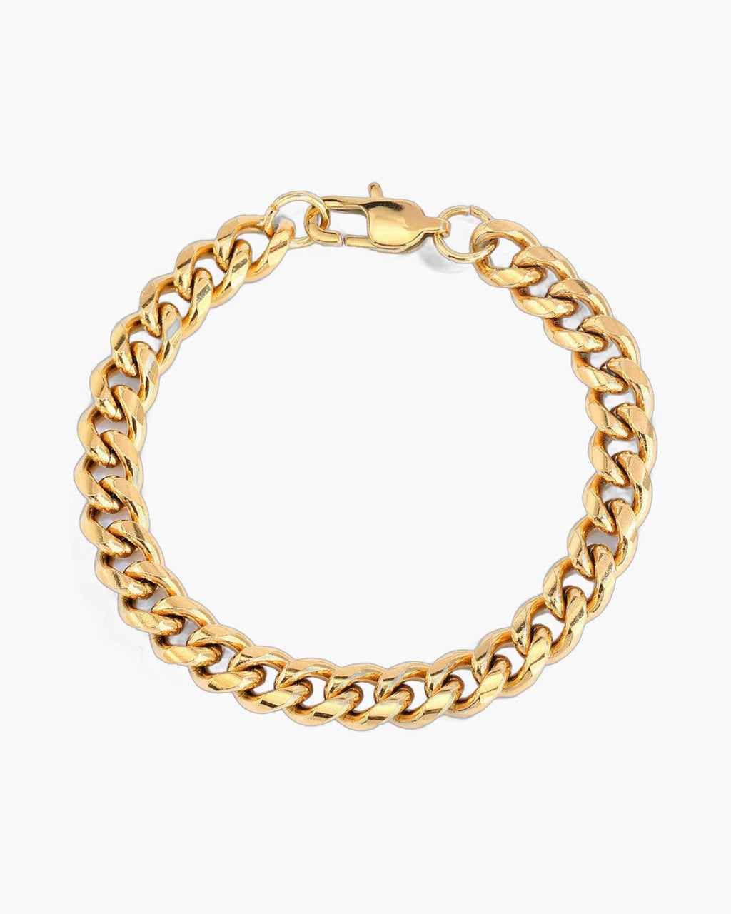 Cuban Link Bracelet in Stainless Steel view 7
