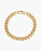 Cuban Link Bracelet in Stainless Steel view 7