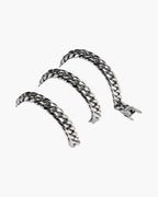 Cuban Link Chain and Bracelet Set view 7