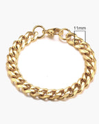 Cuban Link Chain Bracelet view 16