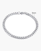 Cuban Link Chain Bracelet view 9
