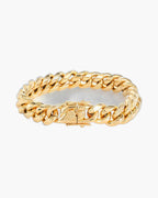Cuban Link Chain Bracelet with Box Clasp view 6