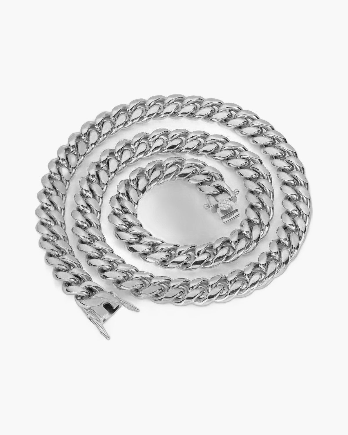 Cuban Link Chain Bracelet with Box Clasp view 18