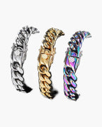 Cuban Link Chain Bracelet with Box Clasp