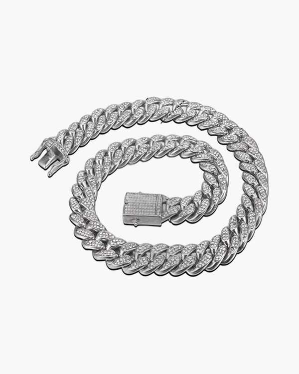 Cuban Link Chain with Cubic Zirconia view 5
