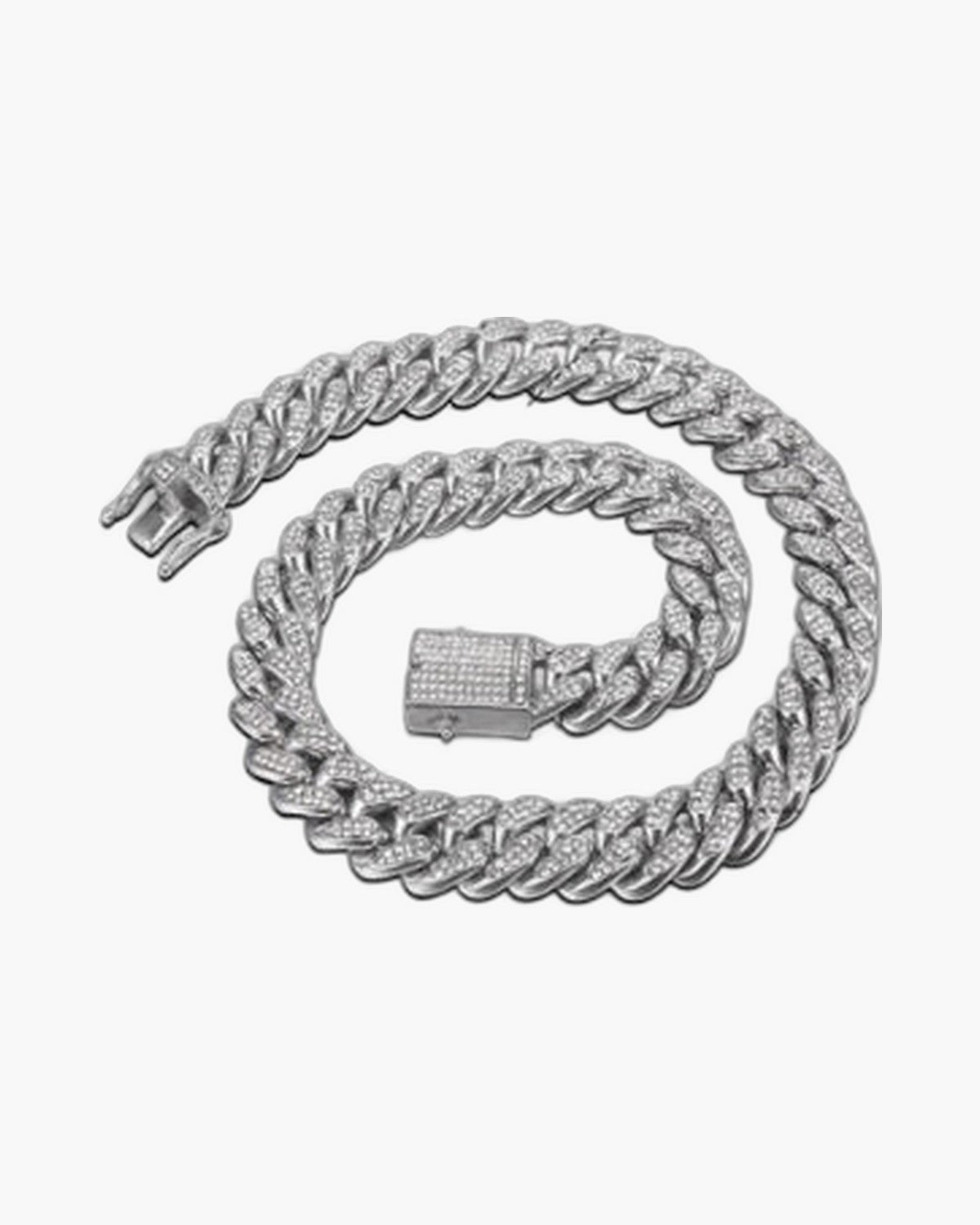 Cuban Link Chain with Cubic Zirconia view 8