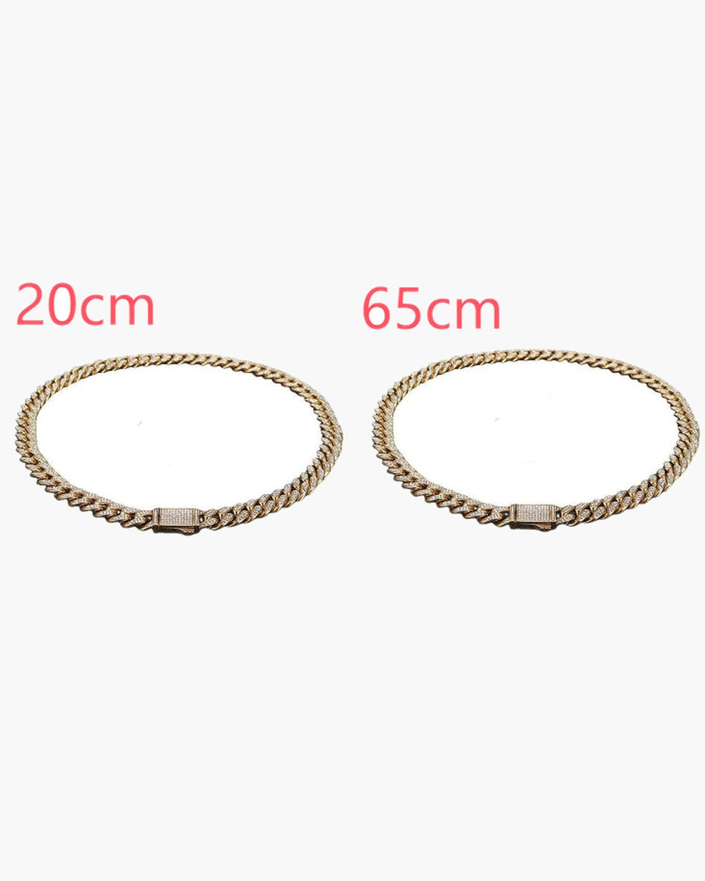 Cuban Link Chain with Pave Clasp view 30