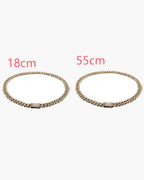Cuban Link Chain with Pave Clasp view 27
