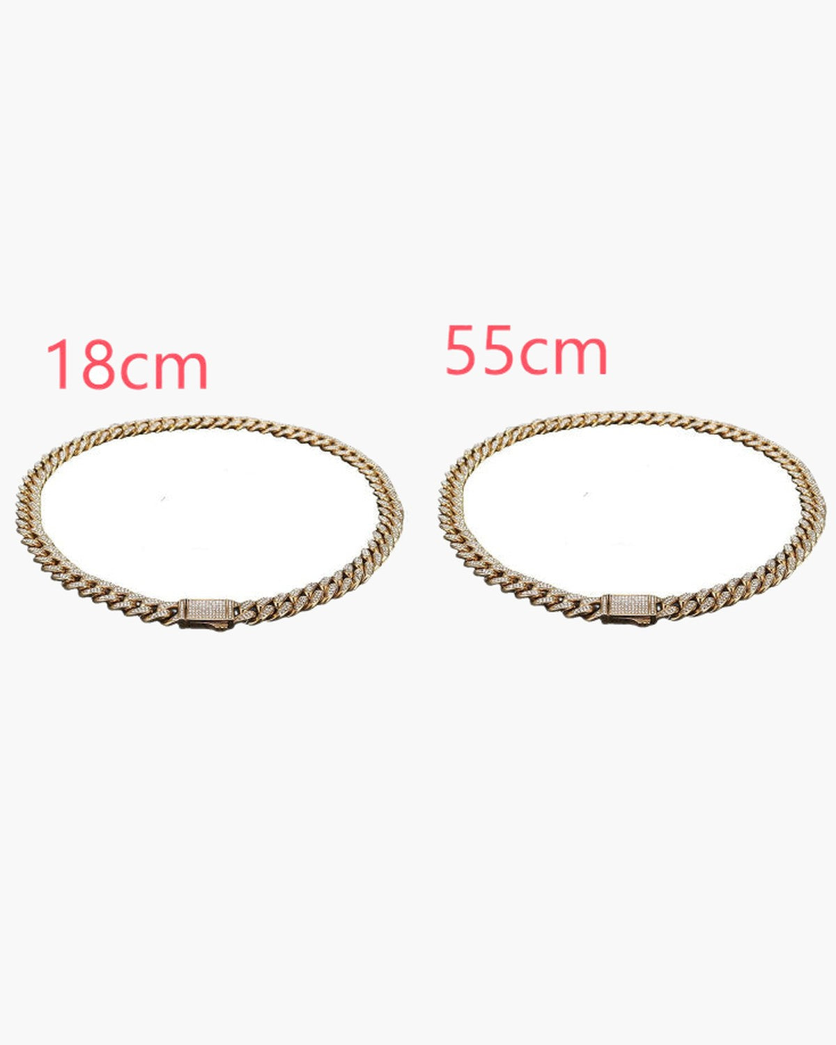 Cuban Link Chain with Pave Clasp view 27