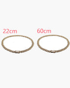 Cuban Link Chain with Pave Clasp view 16