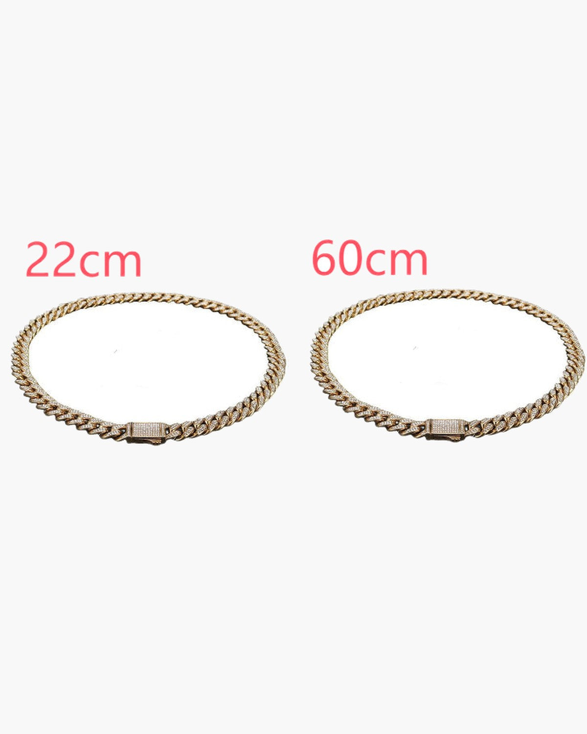 Cuban Link Chain with Pave Clasp view 16