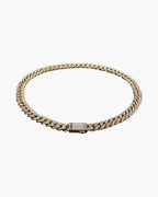 Cuban Link Chain with Pave Clasp view 7