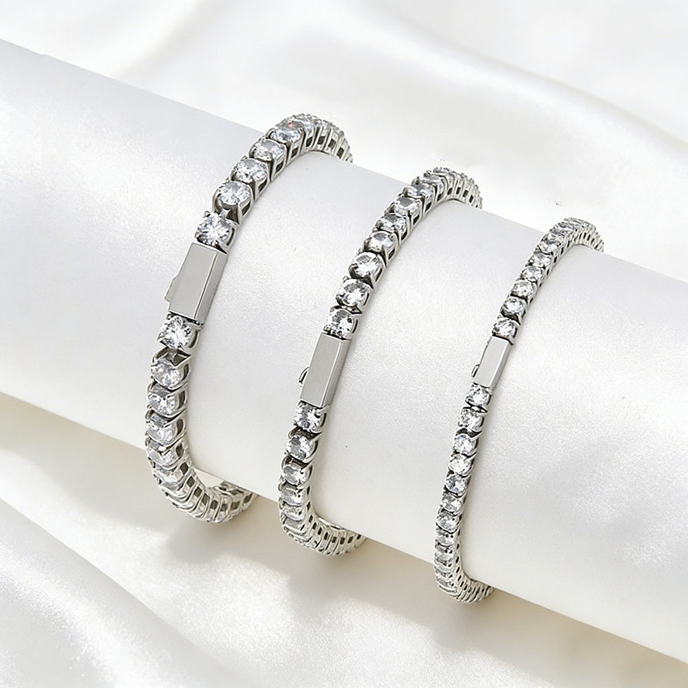 Tennis Bracelet with Cubic Zirconia view 5