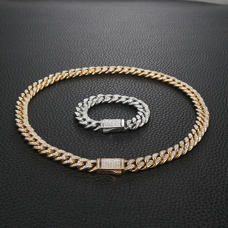 Cuban Link Chain with Cubic Zirconia view 6
