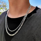 Figaro Chain in Stainless Steel view 5