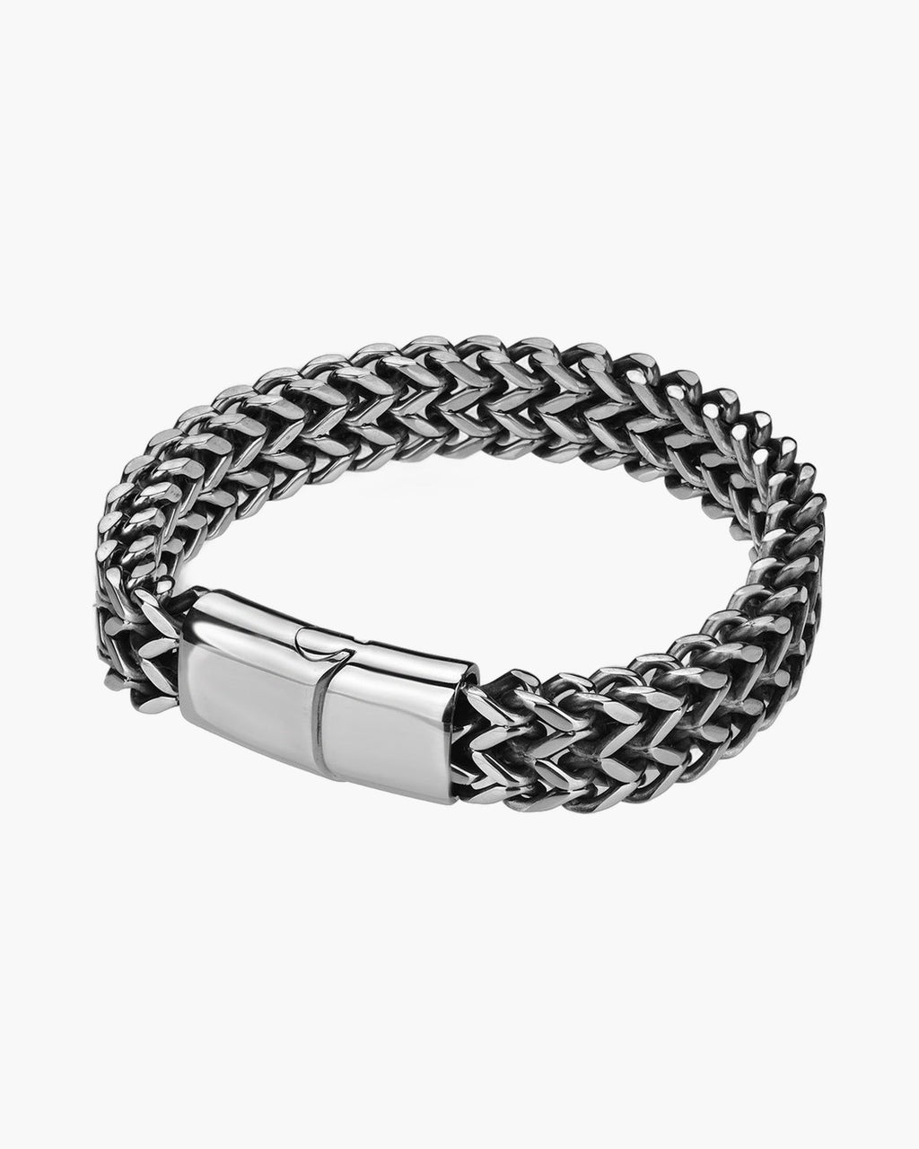 Double Wheat Link Bracelet view 4