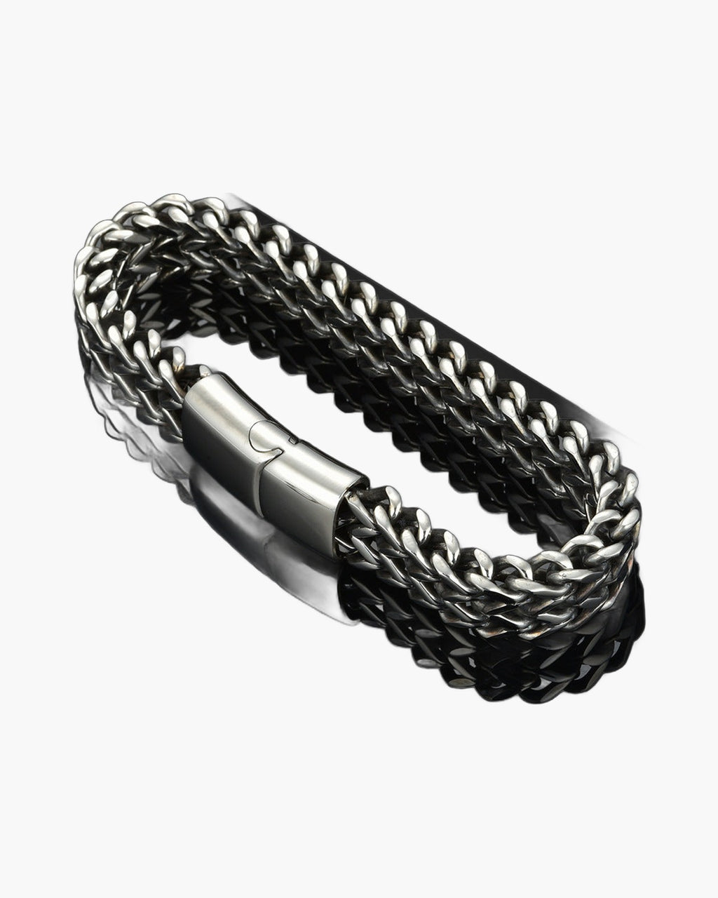 Double Wheat Link Bracelet