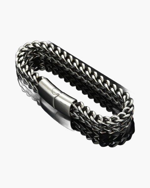 Double Wheat Link Bracelet