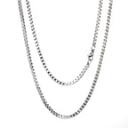 Stainless Steel Box Chain Necklace view 12